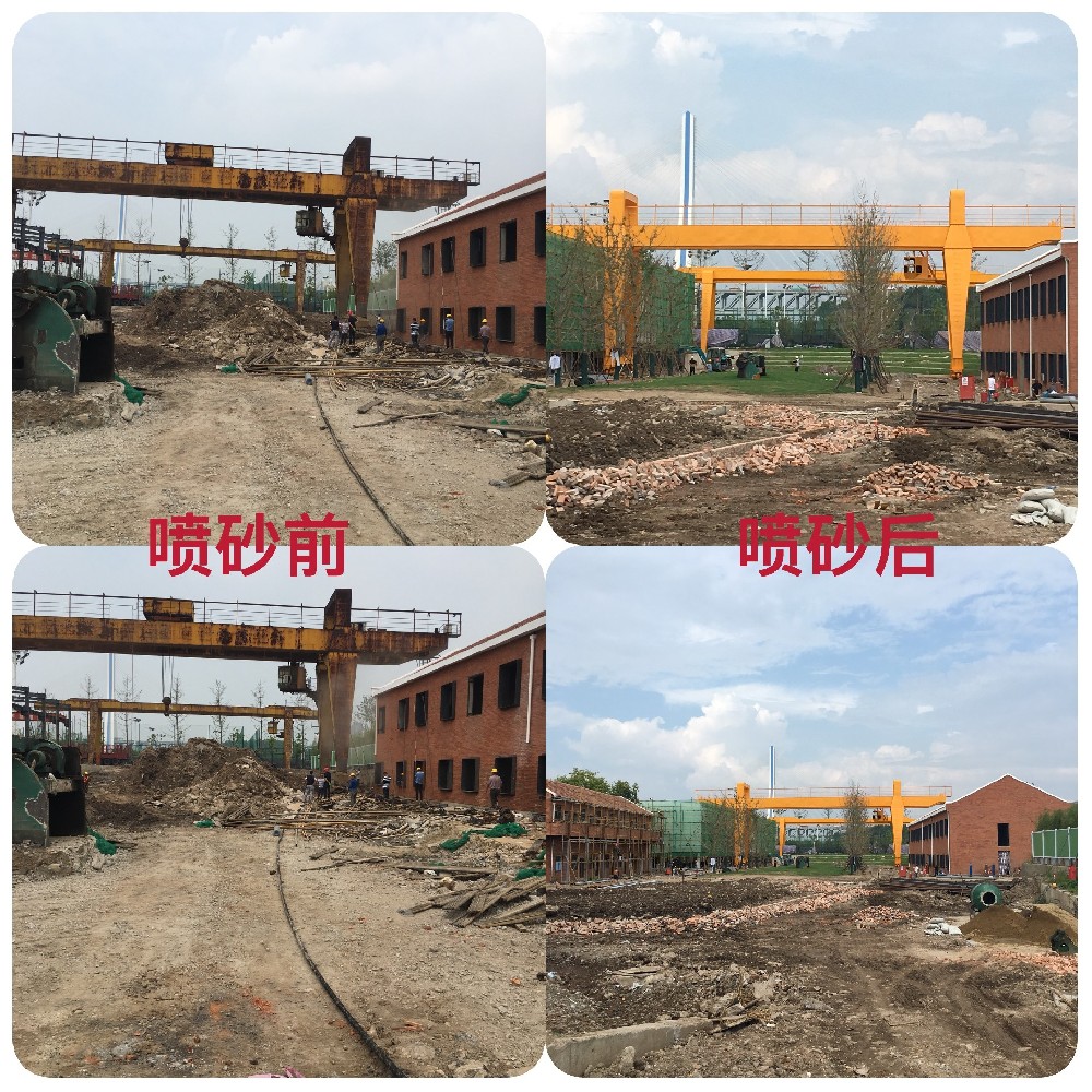 天兴洲龙门吊翻新防腐案例