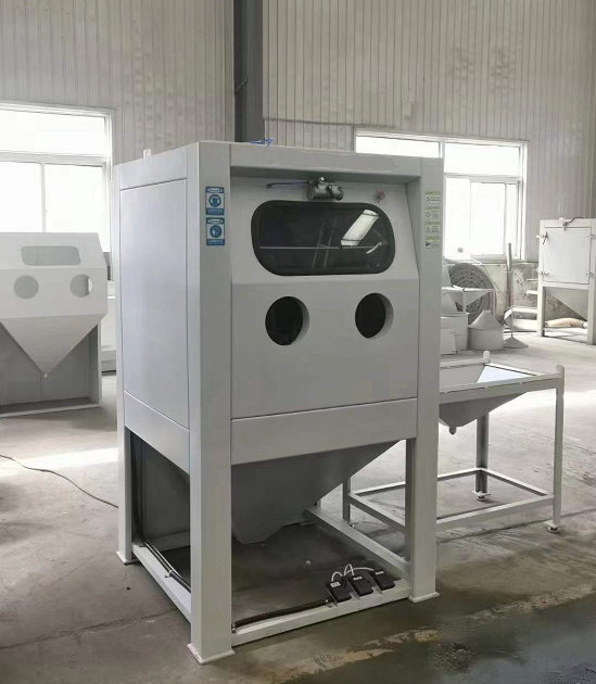 手动液体箱式喷砂机